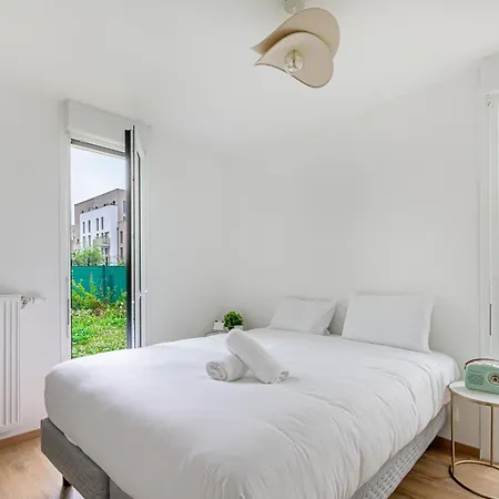 Appart Haut Standing Jardin Terrasse Parking Disneyland 7 Pers Wifi * Bussy-Saint-Georges